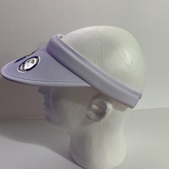 Ahead Visor 2023 PGA Oak Hill Championship Tour Golf Clip On White Ladies Fit - Picture 3 of 7